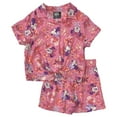 thumbnail image 1 of Disney Girls Minnie Mouse Hawaiin Pink Outfit Front Knot Top & Shorts Set 4, 1 of 2