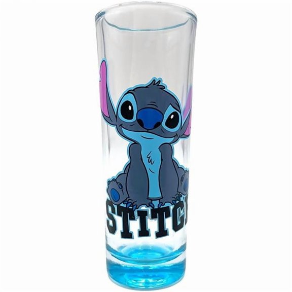 Disney Stitch Glass Half Full Collection Shot Glass, Clear