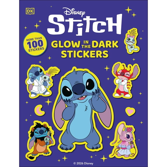 Disney Stitch Glow in the Dark Ultimate Sticker Book (Paperback)
