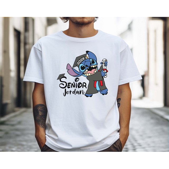 Disney Stitch Graduate 2024 Shirt, Disney Graduation Shirt, Class Of