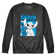 thumbnail image 1 of Disney - Stitch Grid - Men's Long Sleeve Crew Fleece Sweatshirt, 1 of 4