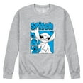 thumbnail image 1 of Disney - Stitch Grid - Men's Long Sleeve Crew Fleece Sweatshirt, 1 of 4