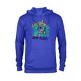 thumbnail image 1 of Disney Stitch Groove into the New Year ‘80s Retro Style - Pullover Hoodie for Adults - Customized-Royal Heather, 1 of 5