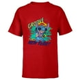 thumbnail image 1 of Disney Stitch Groove into the New Year ‘80s Retro Style - Short Sleeve T-Shirt for Kids - Customized-Red, 1 of 5