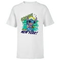 thumbnail image 1 of Disney Stitch Groove into the New Year ‘80s Retro Style - Short Sleeve T-Shirt for Kids - Customized-White, 1 of 5