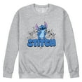 thumbnail image 1 of Disney - Stitch Group - Men's Long Sleeve Crew Fleece Sweatshirt, 1 of 4