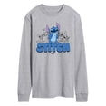 thumbnail image 1 of Disney - Stitch Group - Men's Long Sleeve Graphic T-Shirt, 1 of 4