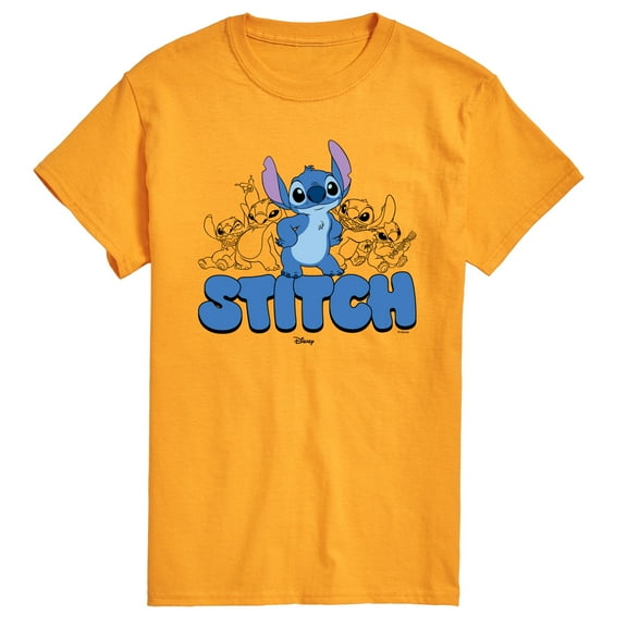 Disney - Stitch Group - Men's Short Sleeve Graphic T-Shirt