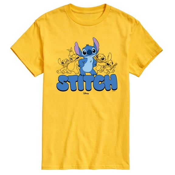 Disney - Stitch Group - Men's Short Sleeve Graphic T-Shirt