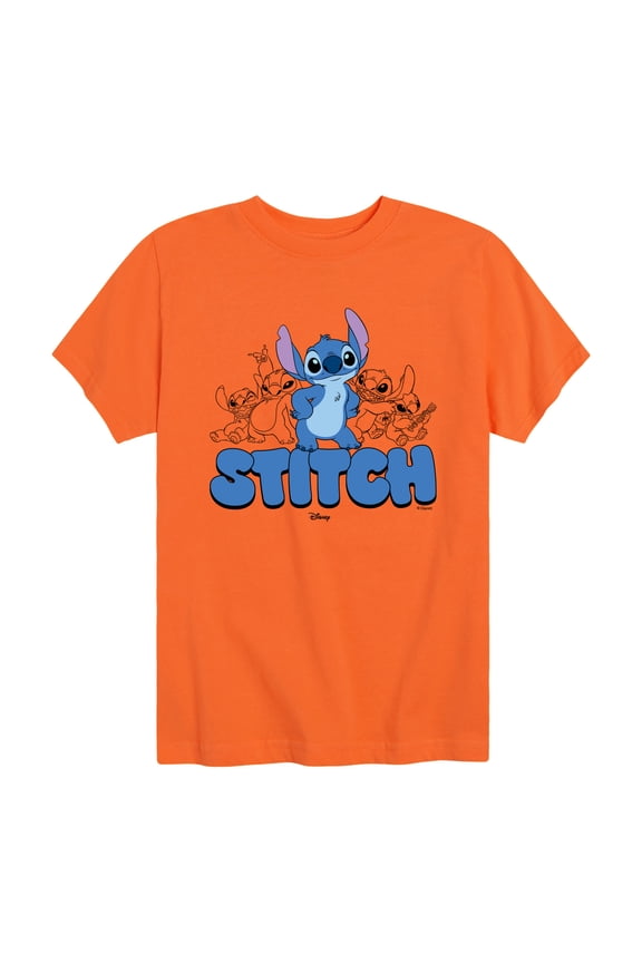 - Stitch Group - Youth Boys Short Sleeve Graphic T-Shirt