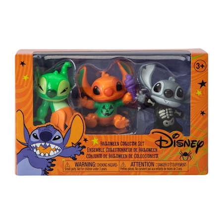 Disney スティッチ ハロウィン・アメリカコレクターセット Disney Stitch Halloween Collectors Set 3-Pack - Walmart.com