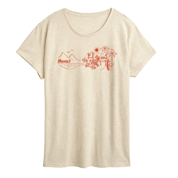 Lilo & Stitch - Stitch Hawaii - Women's Short Sleeve Graphic T-Shirt
