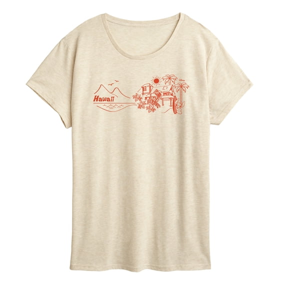 Lilo & Stitch - Stitch Hawaii - Women's Short Sleeve Graphic T-Shirt