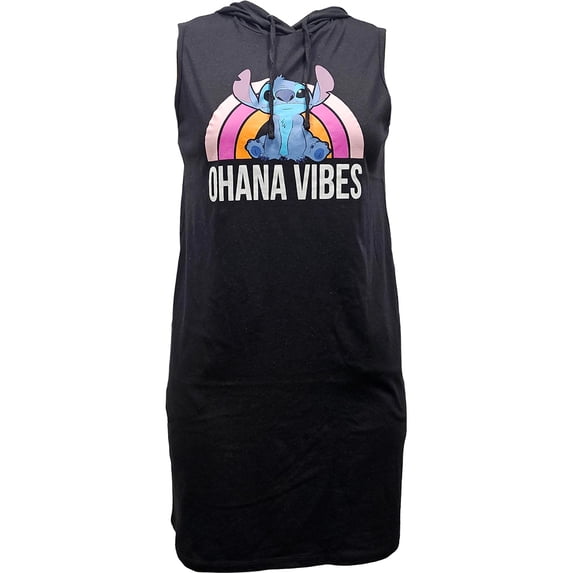 Disney Stitch Hooded Junior Tank Dress, S-XL (Women's)
