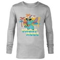 thumbnail image 1 of Disney Stitch Island Vacay Mode Retro Distressed - Long Sleeve T-Shirt for Men - Customized-Athletic Heather, 1 of 5