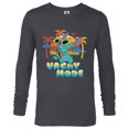 thumbnail image 1 of Disney Stitch Island Vacay Mode Retro Distressed - Long Sleeve T-Shirt for Men - Customized-Charcoal Heather, 1 of 5