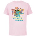 thumbnail image 1 of Disney Stitch Island Vacay Mode Retro Distressed - Short Sleeve Cotton T-Shirt for Adults - Customized-Soft Pink, 1 of 5