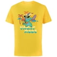 thumbnail image 1 of Disney Stitch Island Vacay Mode Retro Distressed - Short Sleeve Cotton T-Shirt for Adults - Customized-Yellow, 1 of 5