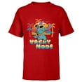 thumbnail image 1 of Disney Stitch Island Vacay Mode Retro Distressed - Short Sleeve T-Shirt for Kids - Customized-Red, 1 of 5