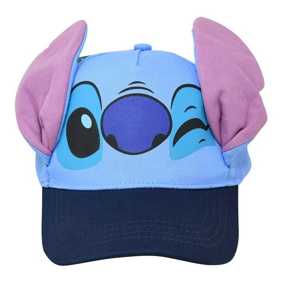 Disney Stitch Kids Baseball Cap Hat with Ears & Hangtag, Girls, Kid