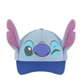 thumbnail image 1 of Disney Stitch Kids Baseball Cap with 3D Ears, Blue, One Size Fits Most, 1 of 6
