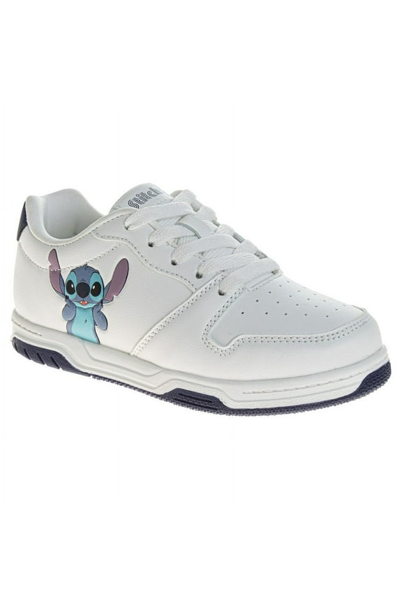 Stitch Kids Lace Up Vintage Style Sneakers. (Little Kids Big Kids)White, Size: 11
