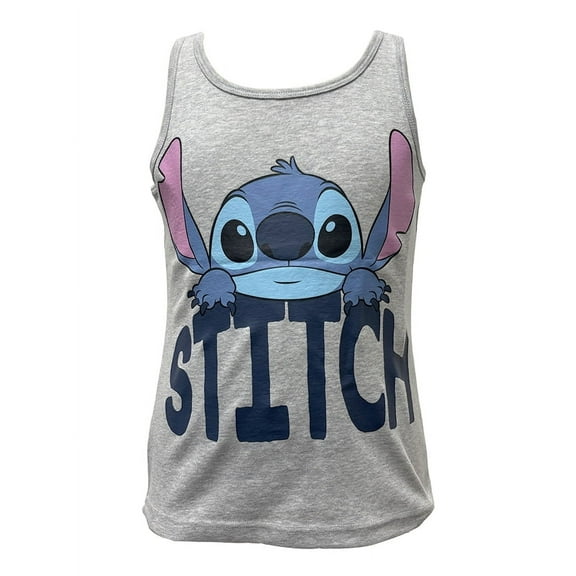 Disney Stitch Lay Youth Scoop Neck Tank Top, XS-XL (Girl's)