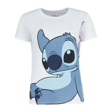 Disney Stitch Lean Junior Ladies Baby Tee, S-XXL