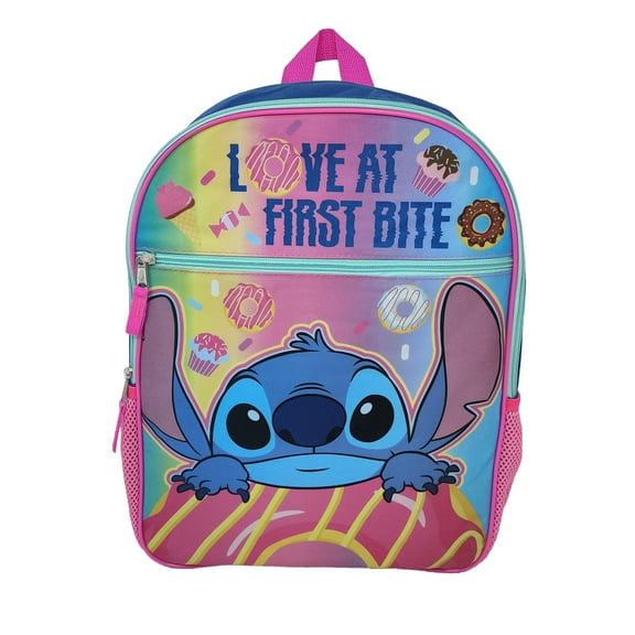 Disney Stitch Love At First Bite 16 Inch Backpack