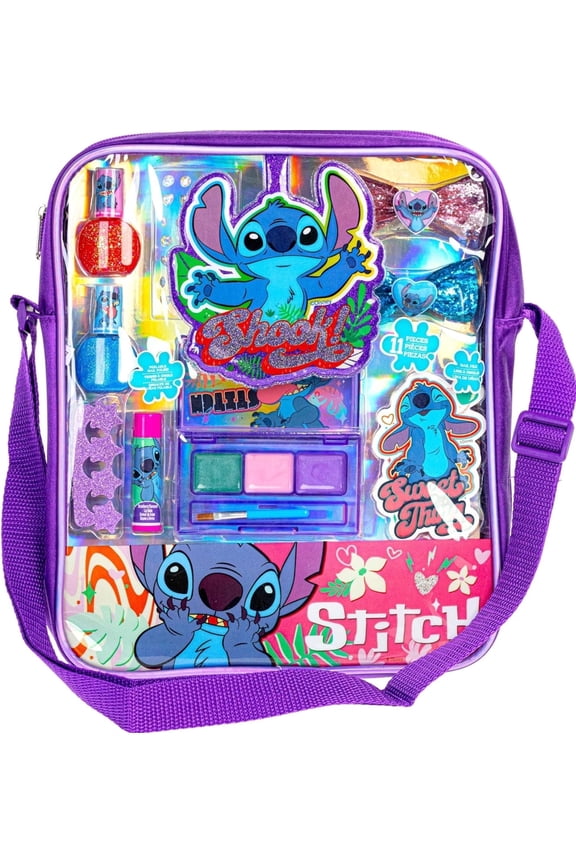 Disney Stitch Makeup Filled Shoulder Bag