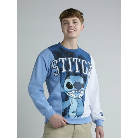 Disney Stitch Men’s & Big Men's Graphic Sweatshirt, Sizes XS-3XL