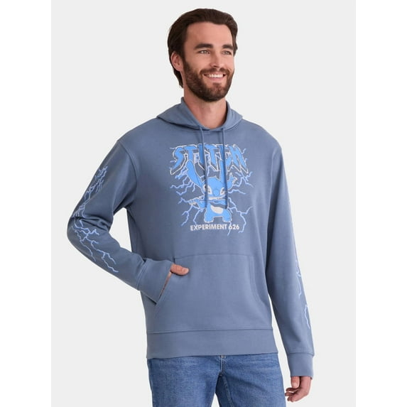 Disney Stitch Men's and Big Men's Graphic Hoodie Sweatshirt, Sizes XS-3XL