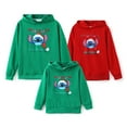 thumbnail image 1 of Disney Stitch Mens Christmas Sweatshirts Graphic Cotton Hoodies Family Matching Sets Ugly Sweatshirts, 1 of 7