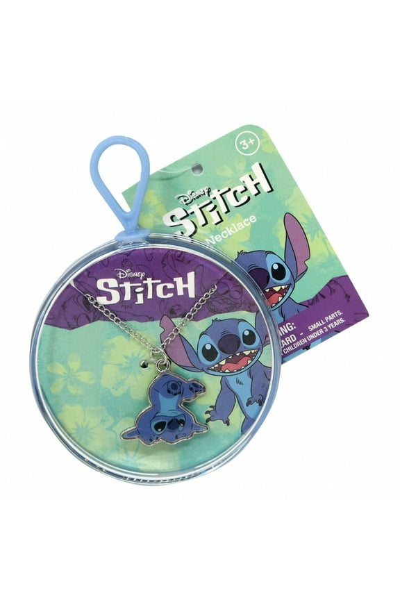 Stitch Metal Necklace in Round Box