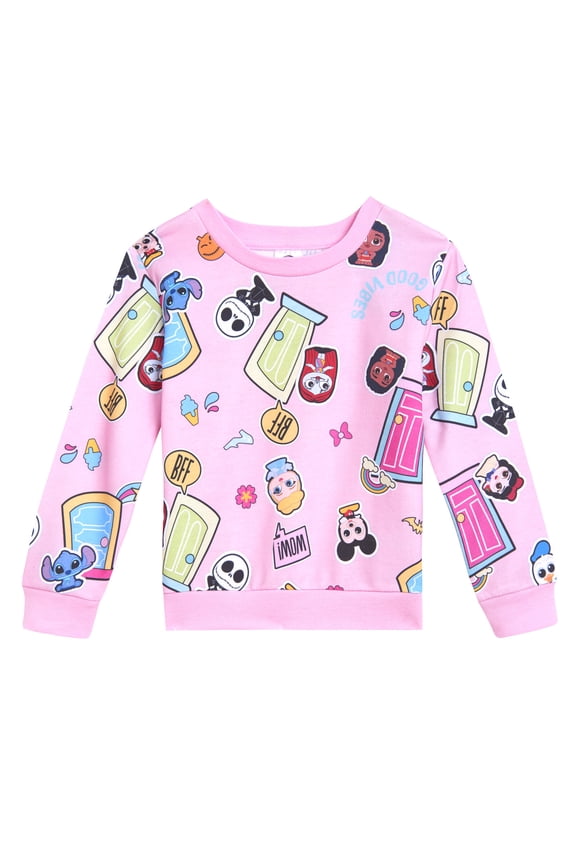 Stitch Mickey Mouse Winnie the Pooh French Terry Sweatshirt Little Kid to Big Kid