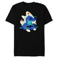 thumbnail image 1 of Disney Stitch No Bad Days Aloha Chillin’ - Short Sleeve Blended T-Shirt for Adults - Customized-Black, 1 of 5