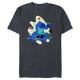 thumbnail image 1 of Disney Stitch No Bad Days Aloha Chillin’ - Short Sleeve Blended T-Shirt for Adults - Customized-Navy Heather, 1 of 5