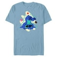 thumbnail image 1 of Disney Stitch No Bad Days Aloha Chillin’ - Short Sleeve Blended T-Shirt for Adults - Customized-Ocean Blue, 1 of 5