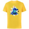 thumbnail image 1 of Disney Stitch No Bad Days Aloha Chillin’ - Short Sleeve Cotton T-Shirt for Adults - Customized-Yellow, 1 of 5