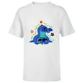 thumbnail image 1 of Disney Stitch No Bad Days Aloha Chillin’ - Short Sleeve T-Shirt for Kids - Customized-White, 1 of 5
