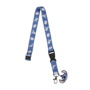 Disney Stitch Ohana Means Family Blue 22" Lanyard