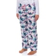 thumbnail image 1 of Disney Stitch Pajama Pants Women's Wink Face Checkered Fleece Lounge Bottoms Sleepwear, 1 of 6