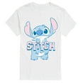 thumbnail image 1 of Disney - Stitch Pastel Oversized - Men's Short Sleeve Graphic T-Shirt, 1 of 4