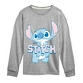 thumbnail image 1 of Lilo & Stitch - Stitch Pastel - Youth Boys Long Sleeve Graphic T-Shirt, 1 of 4