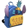 thumbnail image 1 of Disney Stitch & Pineapple 11 inches PU Leather Backpack, kid, adult, 1 of 1