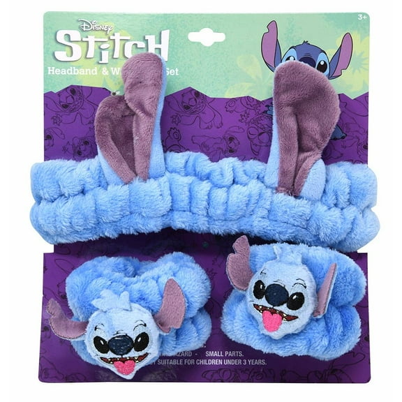 Disney Stitch Plush Headband & Wristband Set