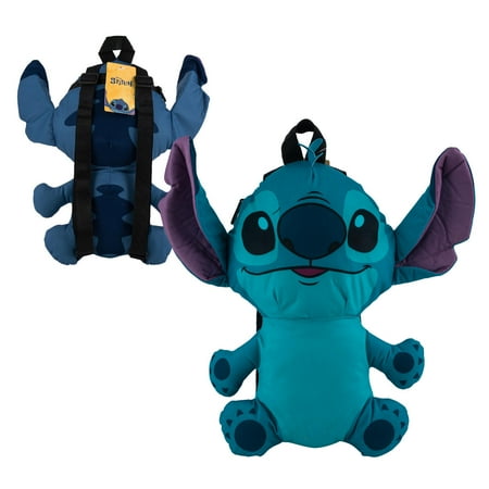 Disney Stitch Plush Toy With Straps - 16" - All New Material - Polyester Fiber - Polyurethane Foam