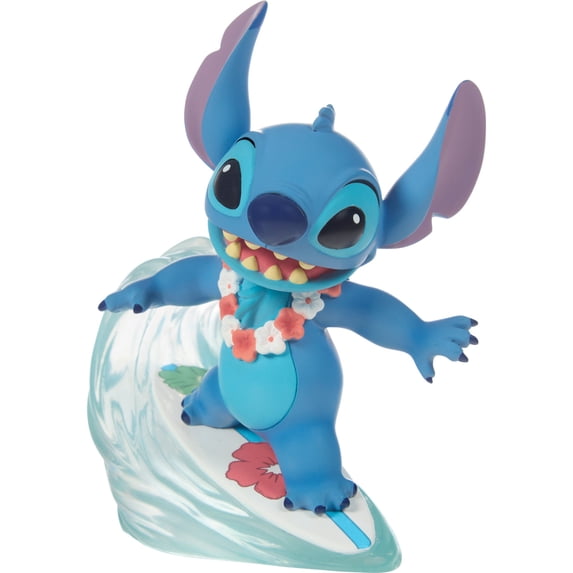 Precious Moments Riding The Waves Disney Stitch Figurine, 1 Each