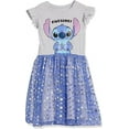 thumbnail image 1 of Disney Stitch Ruffle Sleeve Tulle Dress-Girls Sizes 4-16, 1 of 5