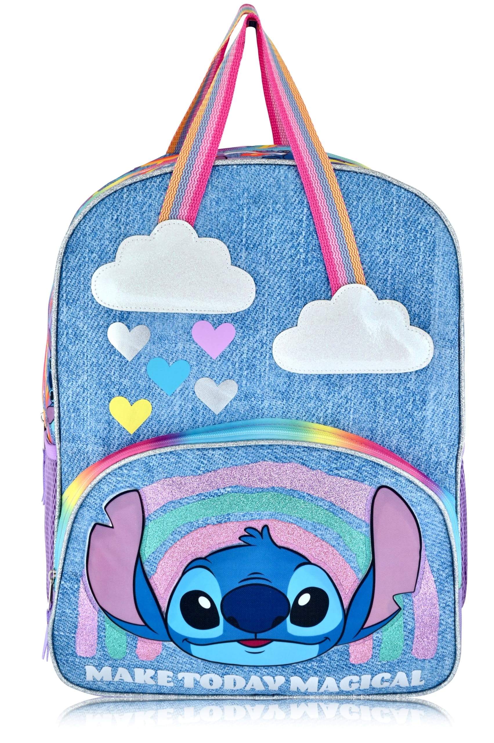 Stitch School Backpack Toddler Backpack for School | 16" Kids Bookbag for Girls, Boys, Unisex | Stitch Backpacks for Kids